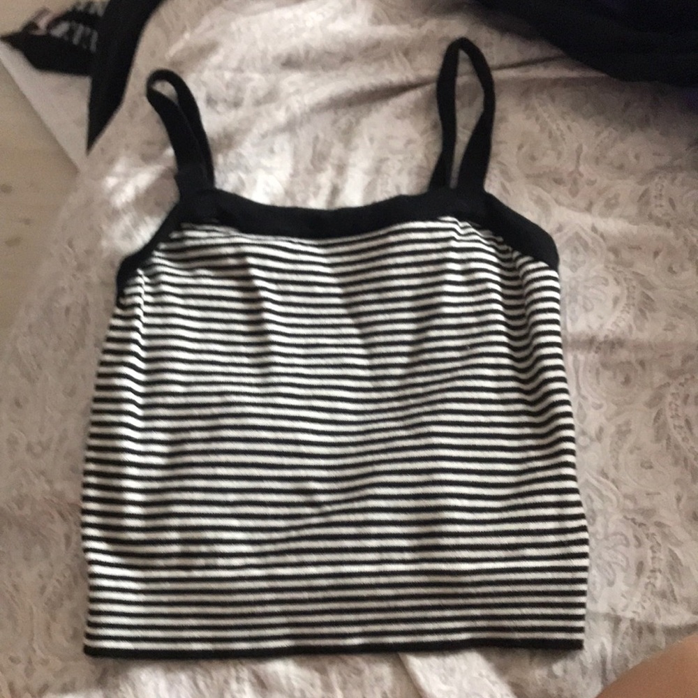 Striped crop top